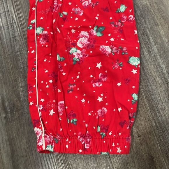 Victoria’s Secret Red Floral Rose and Peony Pajama Pants small - Picture 4 of 8